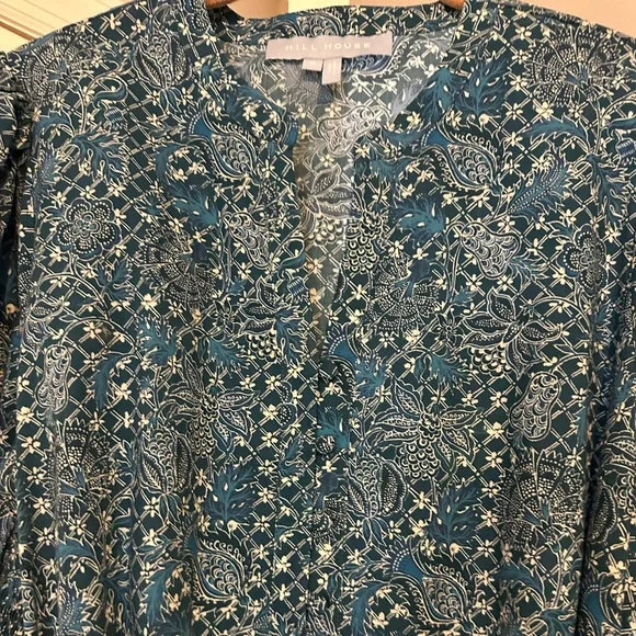 Hill House the Yara Dress in Calico Trellis - Picture 12 of 16